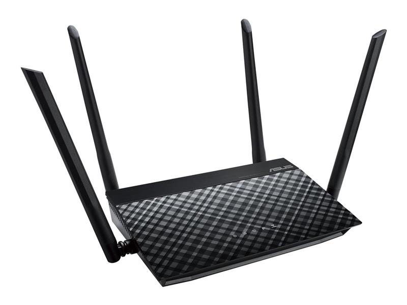 ASUS RT-N19 N600 draadloze router Single-band (2.4 GHz) Fast Ethernet Zwart