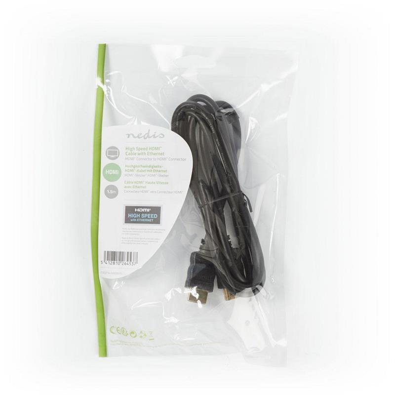 Nedis video kabel adapter 1 5 m HDMI Zwart