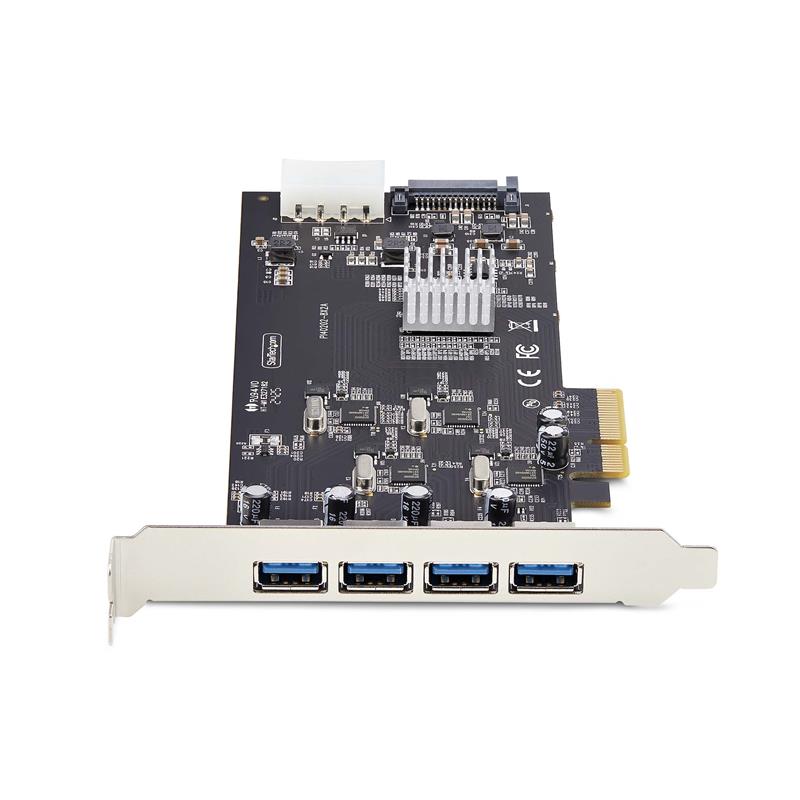 StarTech.com P5Q4A-USB-CARD interfacekaart/-adapter Intern USB 3.2 Gen 1 (3.1 Gen 1)