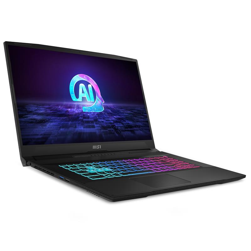 MSI Katana 17 AI B8VG-833NL AMD Ryzen™ 9 8945HS Laptop 43,9 cm (17.3"") Quad HD 16 GB DDR5-SDRAM 1 TB SSD NVIDIA GeForce RTX 4070 Wi-Fi 6E (802.11ax) 