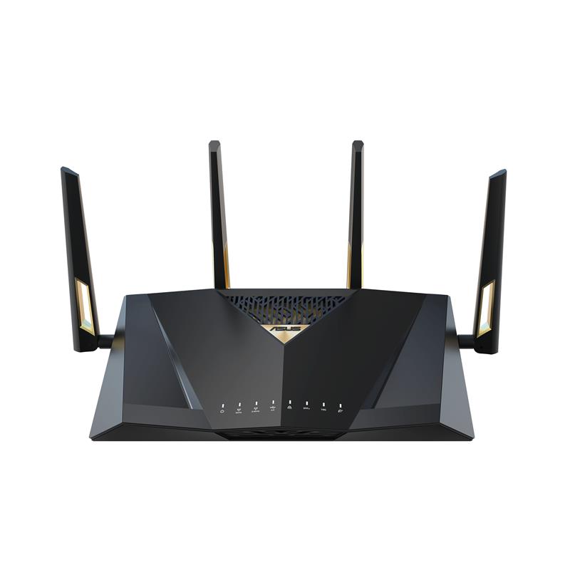 ASUS RT-BE88U draadloze router 10 Gigabit Ethernet Dual-band (2.4 GHz / 5 GHz) Zwart, Grijs