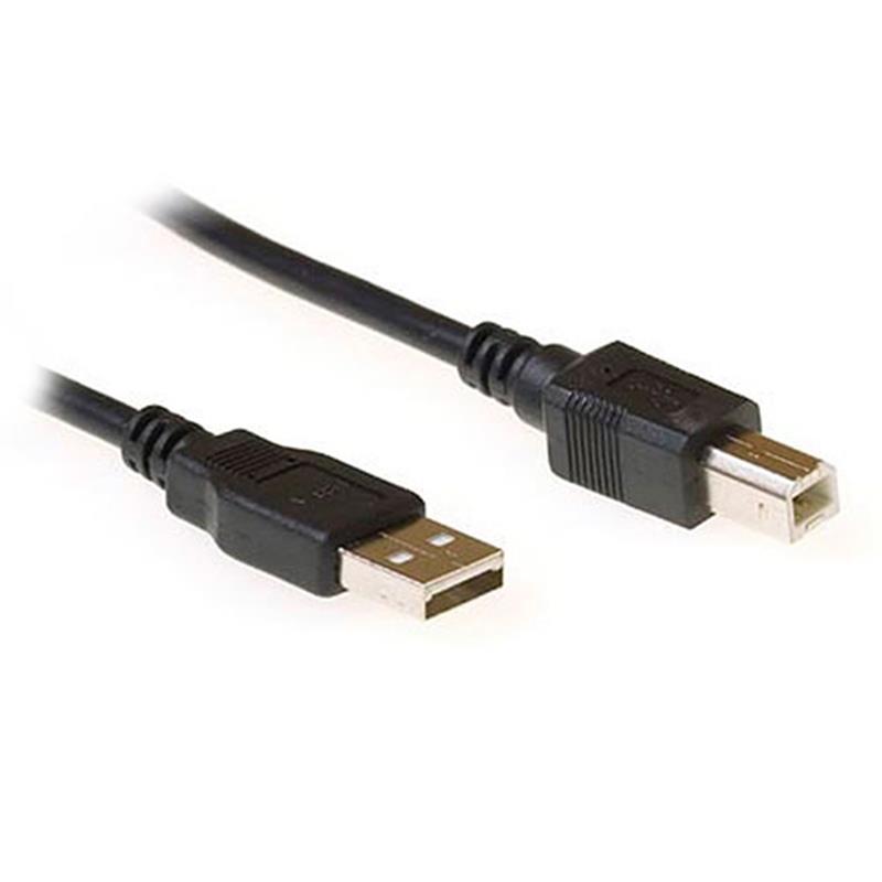 Ewent EC2403 USB-kabel 3 m 2.0 USB A USB B Zwart