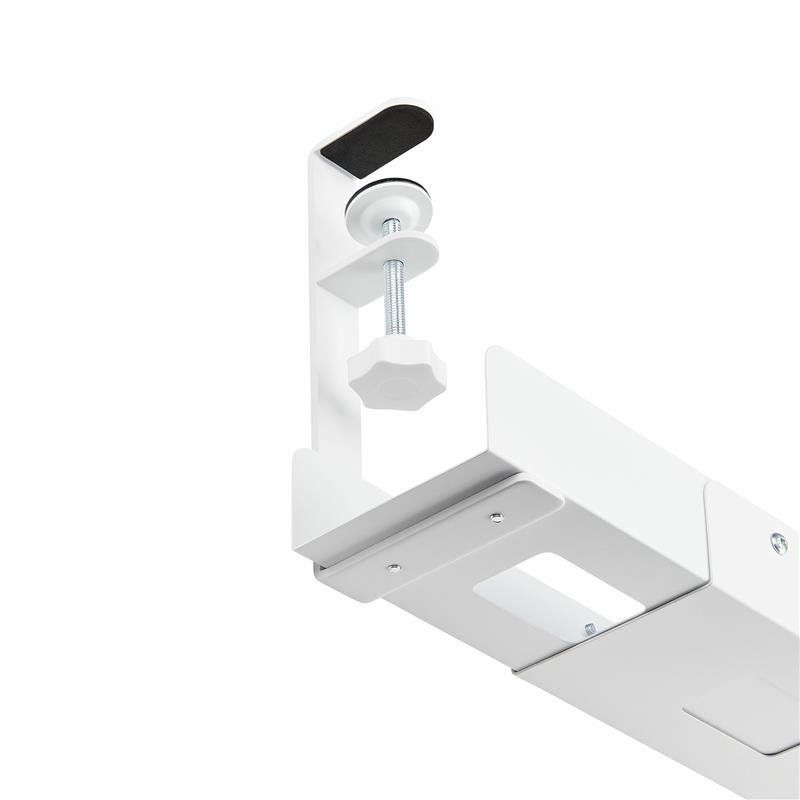 StarTech.com CALW-DESK-CABLE-TRAY kabelbeheersysteem Bureau Kabelgoot Wit 1 stuk(s)