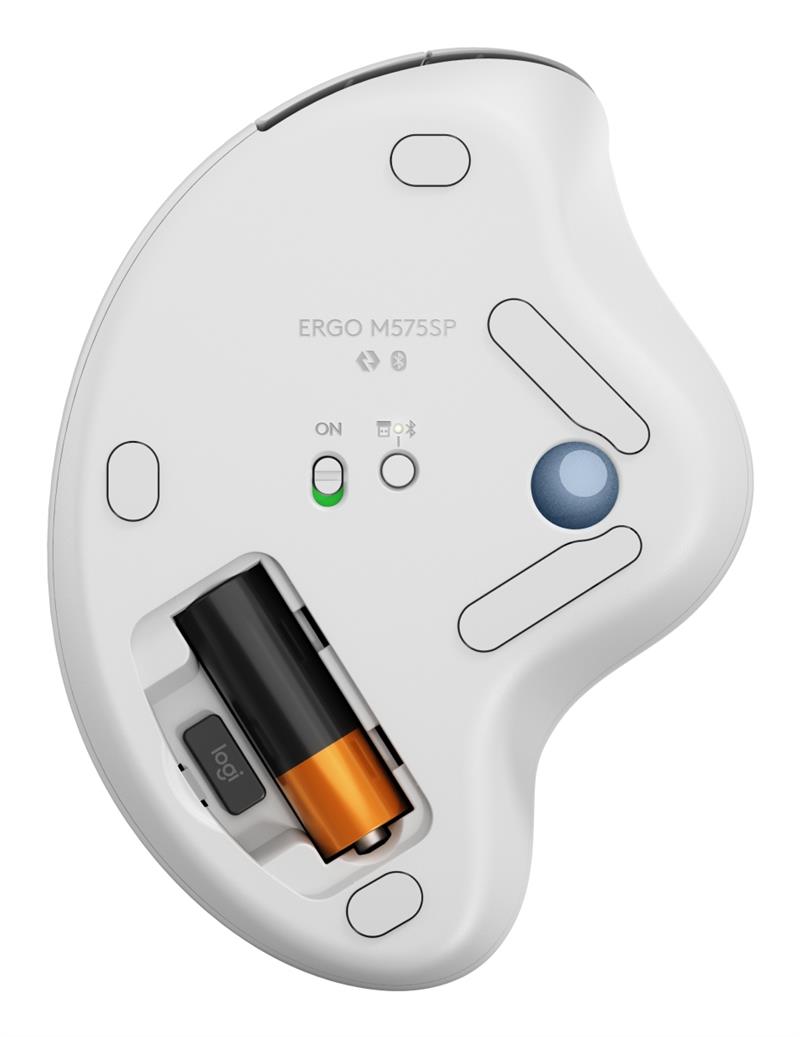 Logitech Ergo M575S muis Kantoor Rechtshandig RF-draadloos + Bluetooth Trackball 2000 DPI
