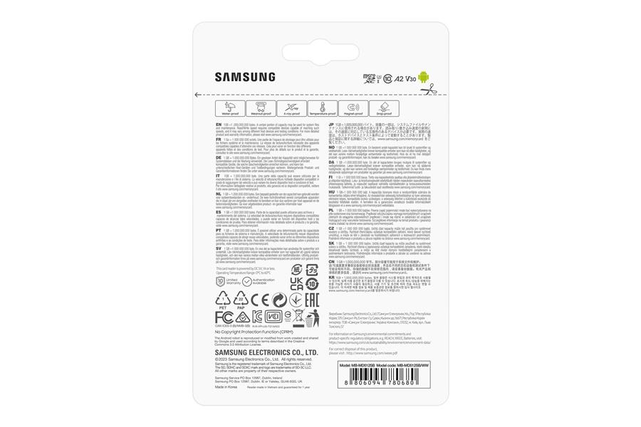 Samsung MB-MD512S 512 GB MicroSDXC UHS-I Klasse 10