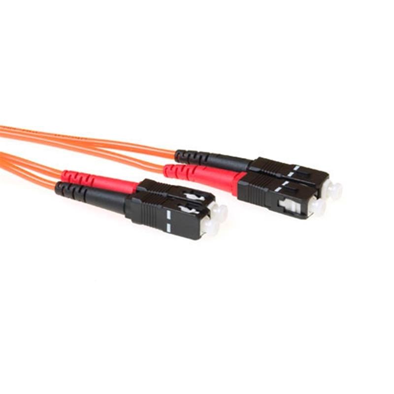 Ewent EL3002 Glasvezel kabel 2 m 2x SC OM1 Oranje