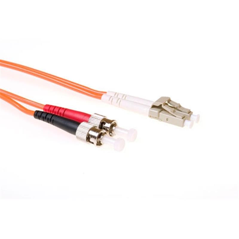 Ewent EL7505 Glasvezel kabel 5 m 2x LC ST OM2 Oranje