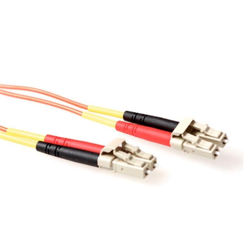 Ewent EL9505 Glasvezel kabel 5 m 2x LC OM2 Oranje