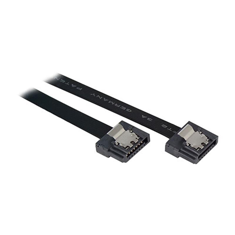 Ewent EW9171 SATA-kabel 0,5 m SATA 7-pin Zwart