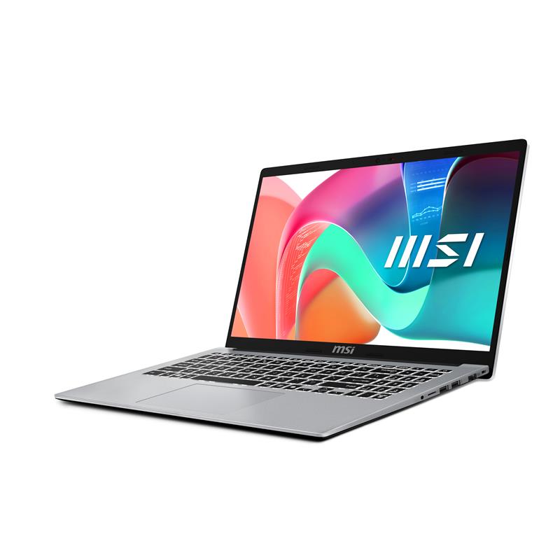 MSI Modern 15 F13MG-017NL Intel® Core™ i7 i7-1355U Laptop 39,6 cm (15.6"") Full HD 16 GB DDR4-SDRAM 512 GB SSD Wi-Fi 6E (802.11ax) Windows 11 Home Zil