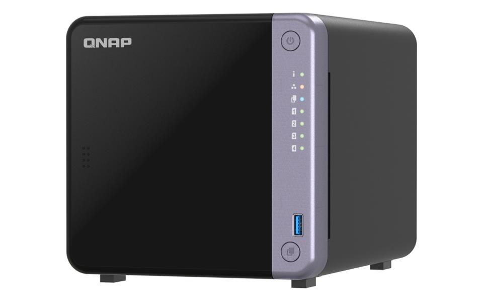 QNAP TS-432X-4G data-opslag-server NAS Tower Ethernet LAN Zwart Alpine AL-524