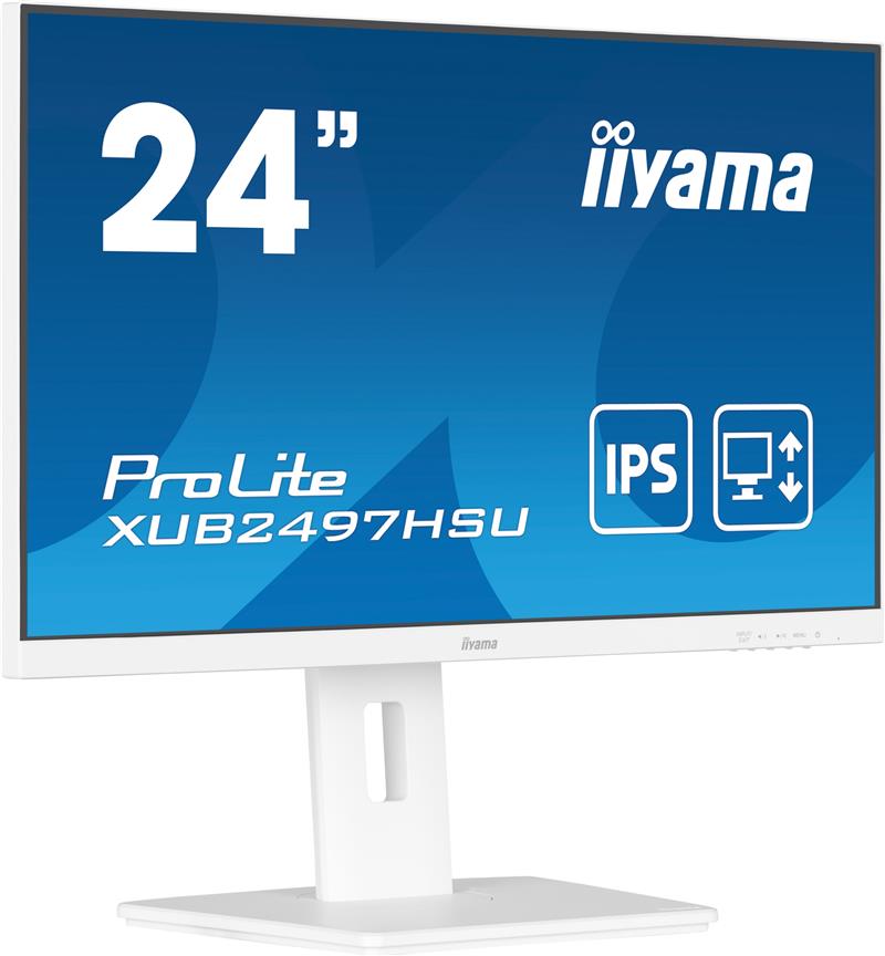 iiyama ProLite XUB2497HSU-W2 computer monitor 60,5 cm (23.8"") 1920 x 1080 Pixels Full HD LED Wit