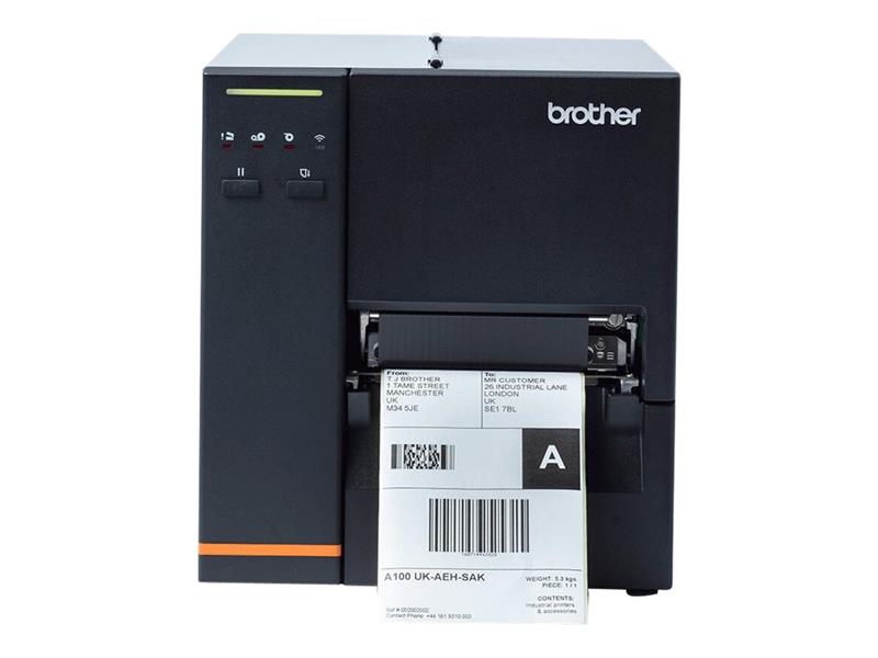 Brother TJ-4120TN labelprinter Direct thermisch/Thermische overdracht 300 x 300 DPI 178 mm/sec Ethernet LAN
