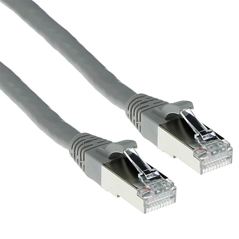 ACT FB7051 netwerkkabel Grijs 1,5 m Cat6a S/FTP (S-STP)