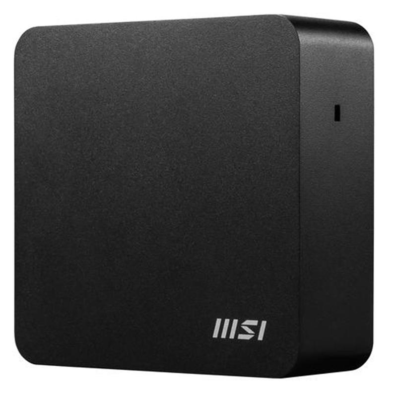 MSI Cubi NUC 1MG-002EU Intel Core 5 120U 8 GB DDR5-SDRAM 512 GB SSD Windows 11 Pro Mini PC Zwart