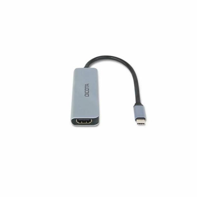 DICOTA USB-C 5-in-1 Video Hub 4K PD 100W