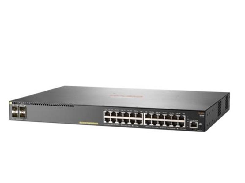 Aruba, a Hewlett Packard Enterprise company Aruba 2930F 24G PoE+ 4SFP Managed L3 Gigabit Ethernet (10/100/1000) Power over Ethernet (PoE) 1U Grijs REF