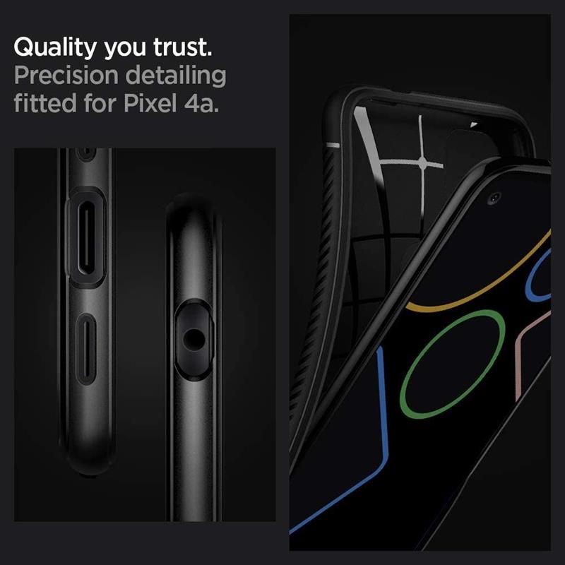 Spigen Case Google Pixel 4a - Rugged Armor - Black