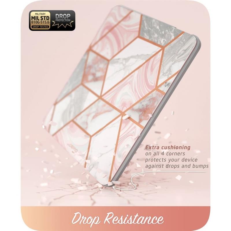 Supcase iPad Mini 6 - Cosmo Case - Marble Pink