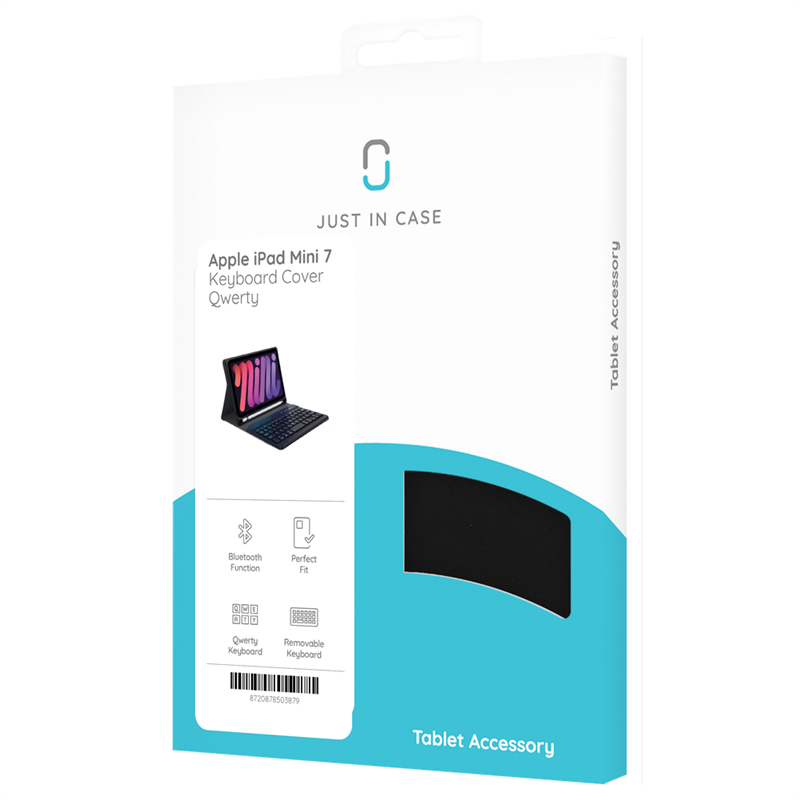 iPad Mini 2024 7th Gen - Premium Bluetooth Keyboard Cover Qwerty
