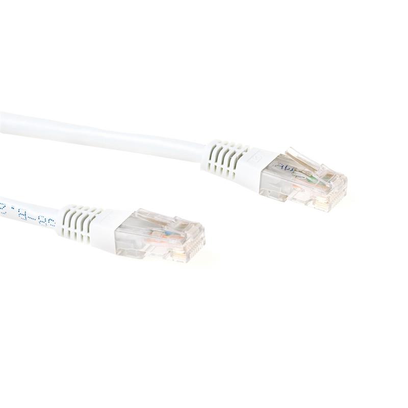 ACT IB8300 netwerkkabel Wit 0,5 m Cat6 U/UTP (UTP)