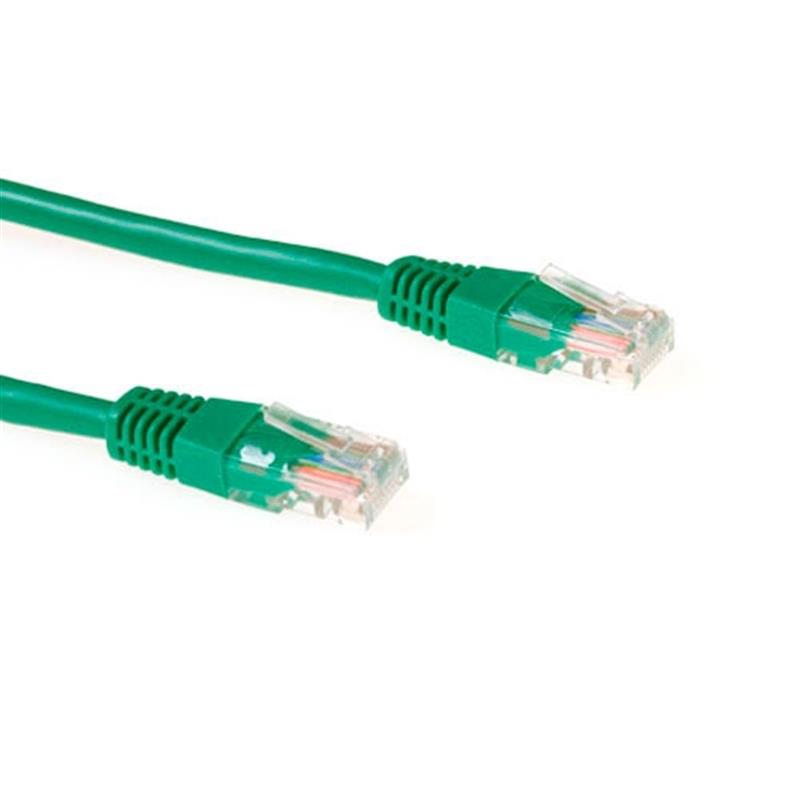 Ewent 5.0m Cat5e UTP netwerkkabel Groen 5 m U/UTP (UTP)