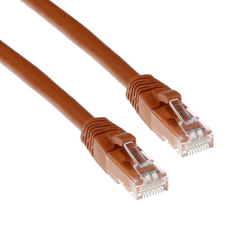 ACT IS1600 netwerkkabel Bruin 0,5 m Cat6