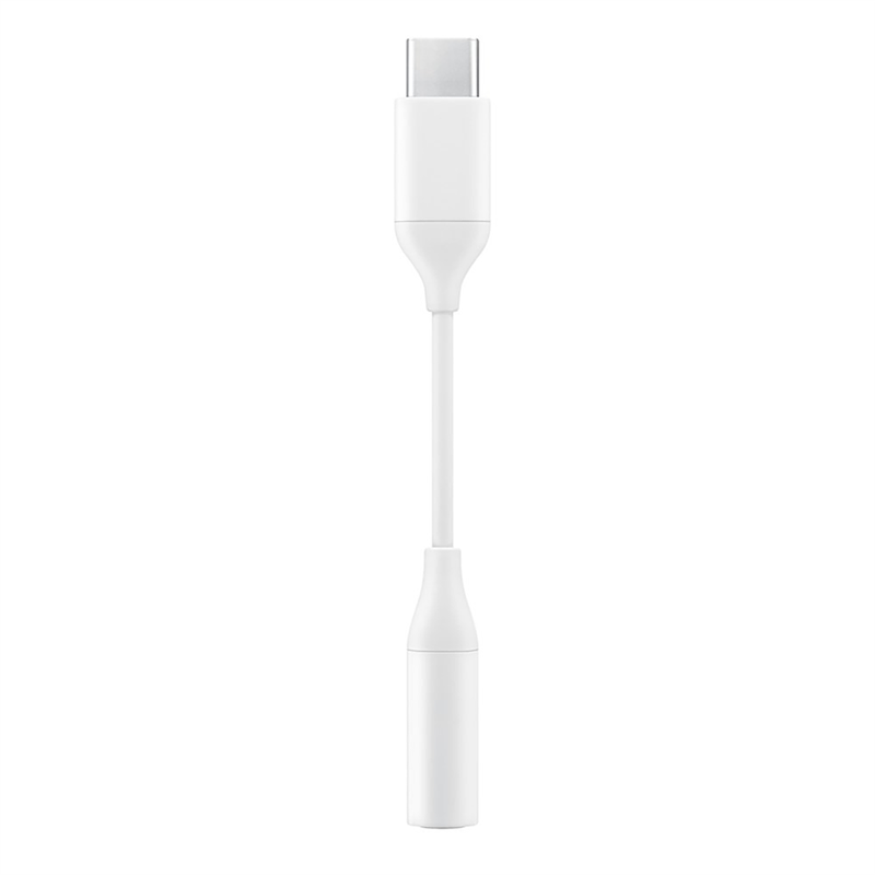 Mobeen Designed for Samsung USB-C to 3 5mm Jack Adapter - White - 