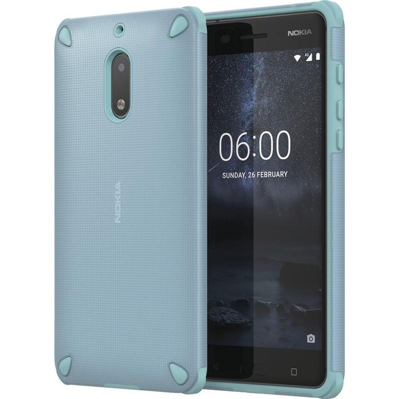 Nokia 6 Rugged Impact Case CC-501 Mint Black 