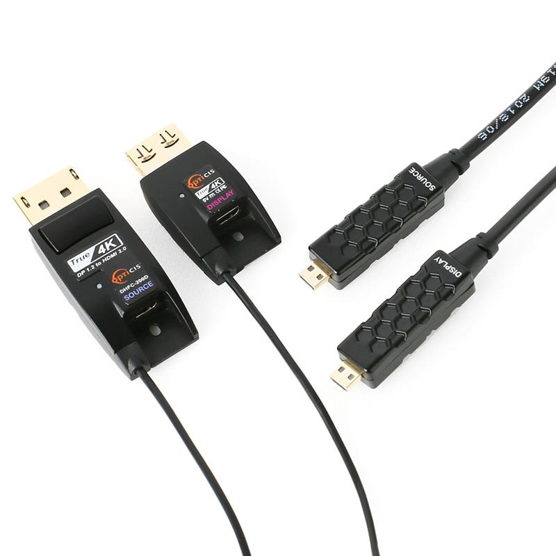 Opticis DisplayPort 1 2 - HDMI 2 0 kabel 10m