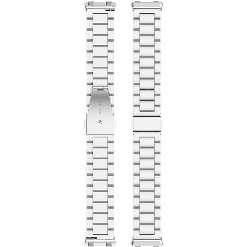 Watch Strap Oppo Watch 2 42mm - Metal Steel Band - Silver