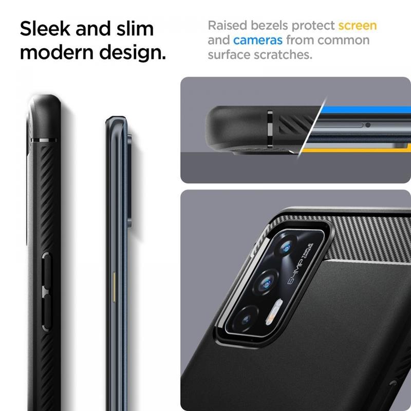 Spigen Case Realme GT 5G - Rugged Armor - Black