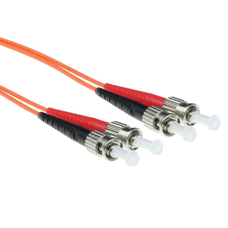 ACT RL1520 Glasvezel kabel 20 m ST Oranje