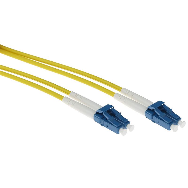 ACT RL3330 Glasvezel kabel 30 m 2x LC OS1/OS2 Geel