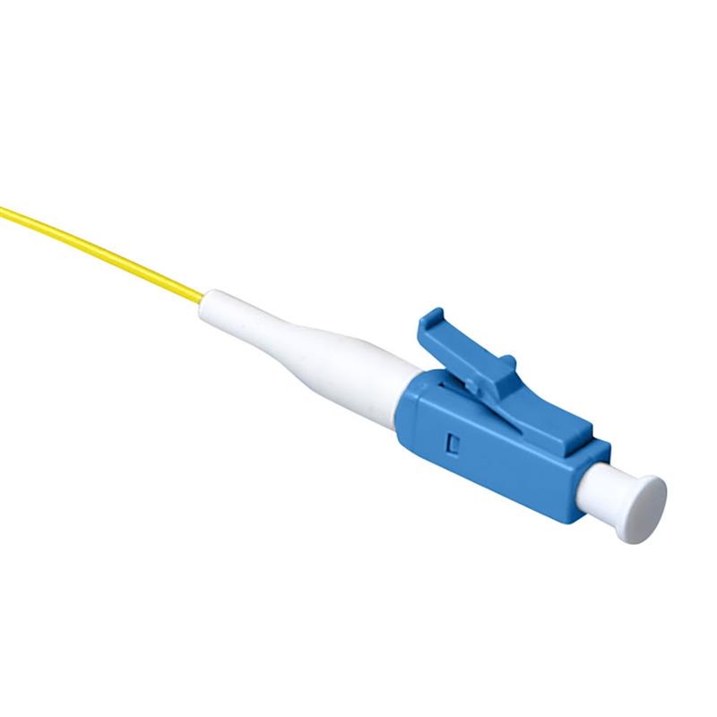 ACT RL9996 Glasvezel kabel 2 m LC/UPC Pigtail OS2 Geel