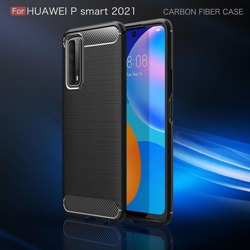 Huawei P Smart 2021 - Rugged Soft TPU Case - Black