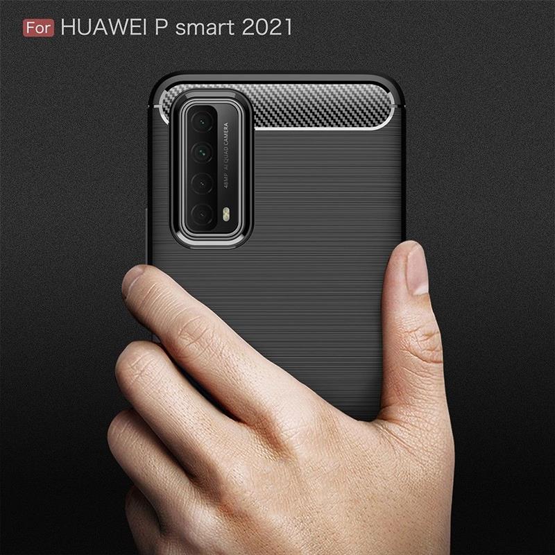 Huawei P Smart 2021 - Rugged Soft TPU Case - Black