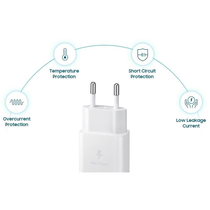 Samsung EP-T1510XWEGEU oplader voor mobiele apparatuur Universeel Wit AC Snel opladen Binnen