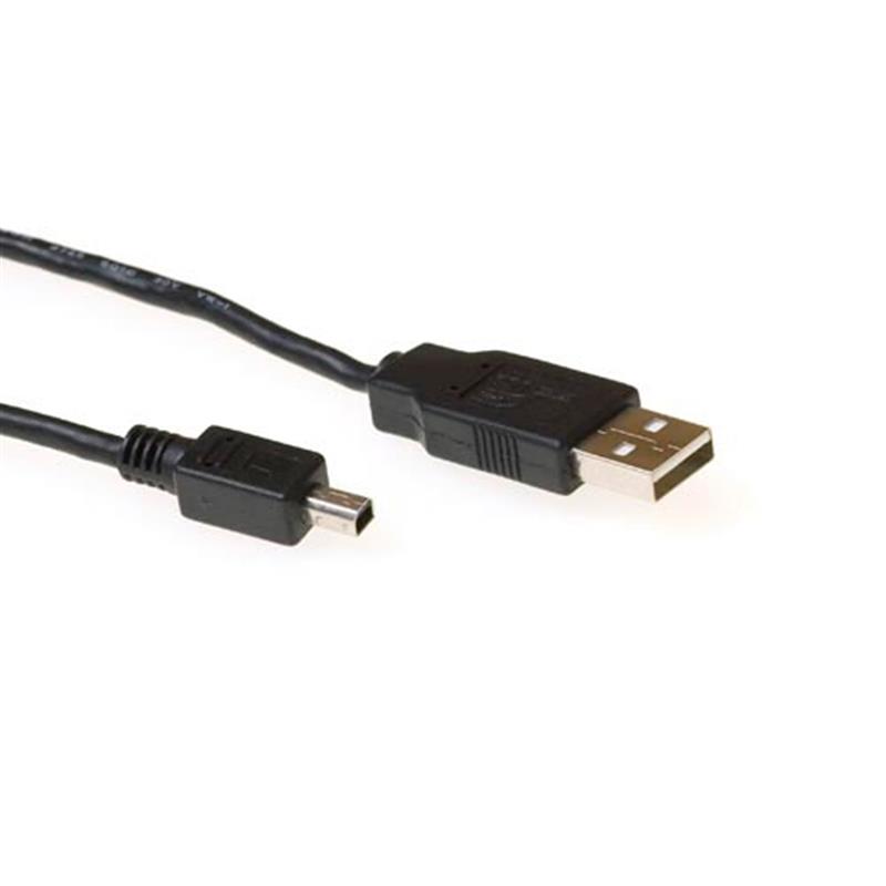 ACT USB 2 0 A male - USB mini B male 1 80 m