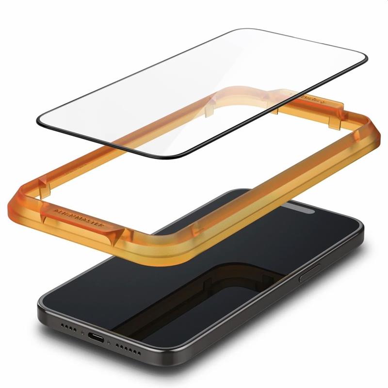 Spigen iP15 Glas tR AlignMaster Blk 2P 