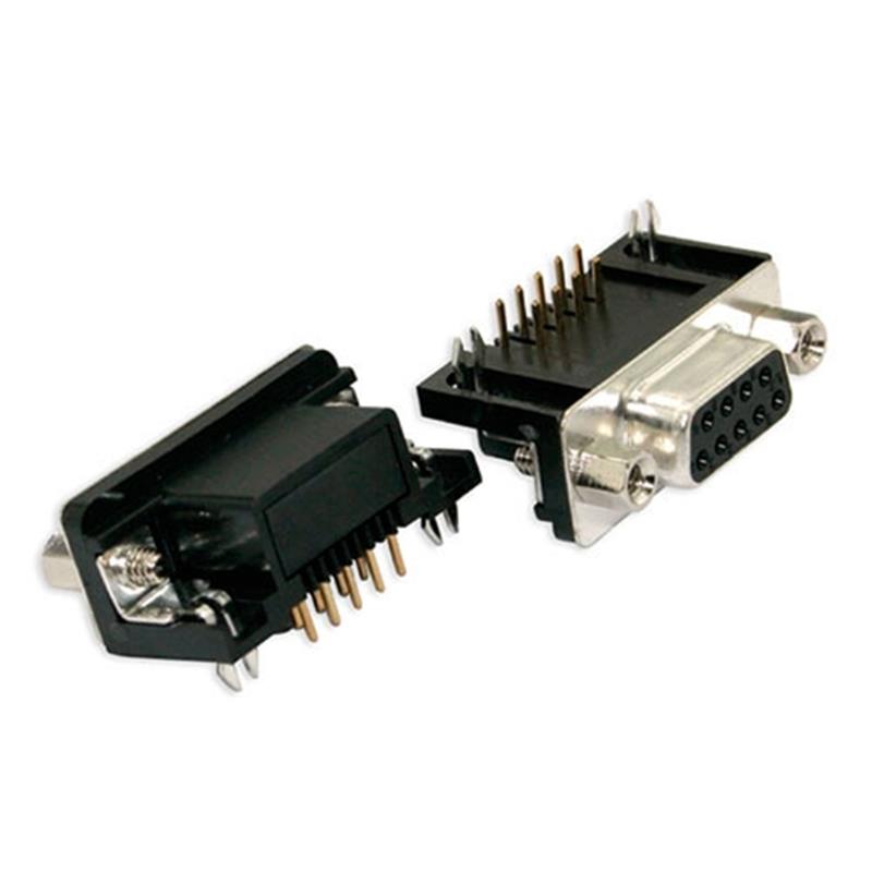 15 polige D-sub female PCB connector