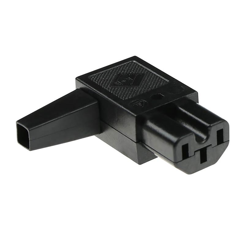 MPE-Garry C15 Power connector haaks links voor 120 °C