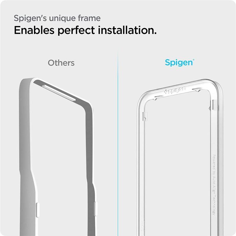 Spigen Screenprotector Samsung Galaxy M53 - Full Cover Glas with AlignMaster - Black