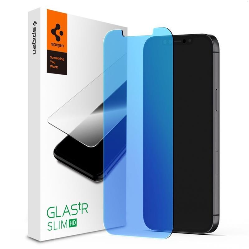 Spigen Apple iPhone 12 Mini Glas tR Slim AntiBlue Tempered Glass - 