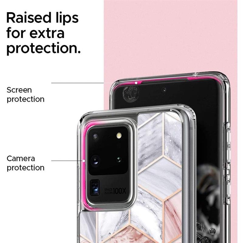 Spigen Case Samsung Galaxy S20 Ultra - Cyrill Cecile - Pink Marble