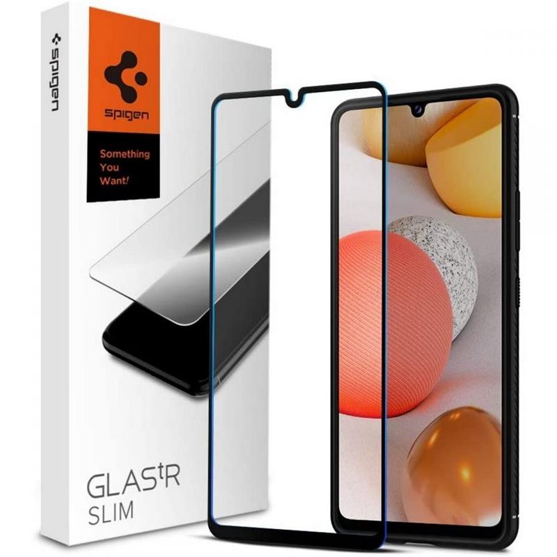 Spigen Screenprotector Full Cover Glass Samsung Galaxy A42 5G Black 