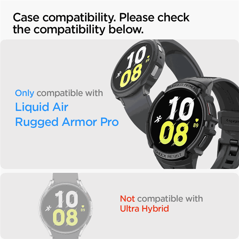 Spigen Watch 6 44mm Glass tR EZ Fit 2P