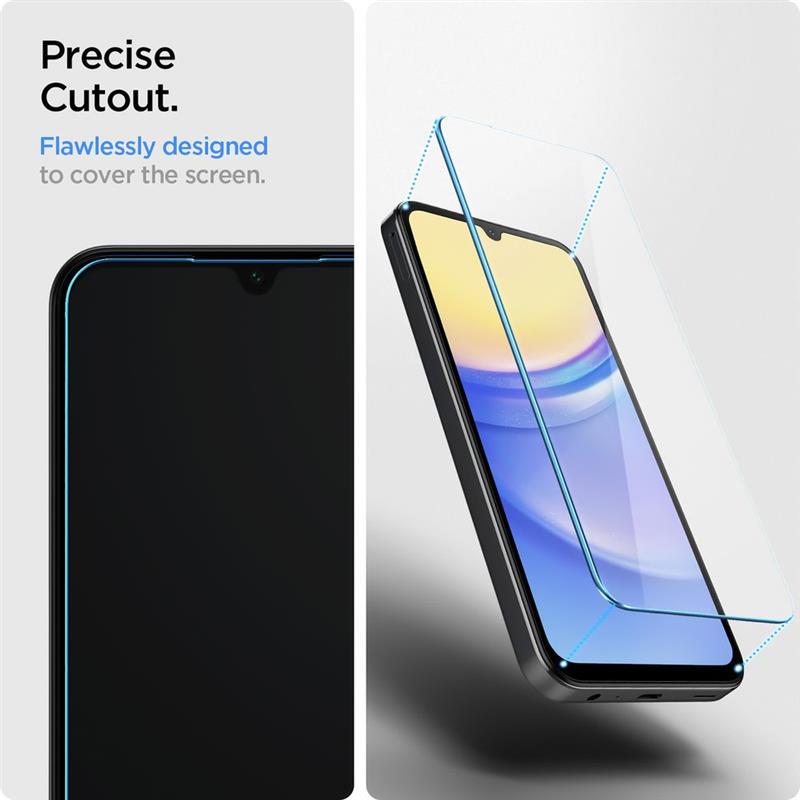 Spigen Screenprotector Samsung Galaxy A16 - Tempered Glas tR Slim 2 Pack - Clear