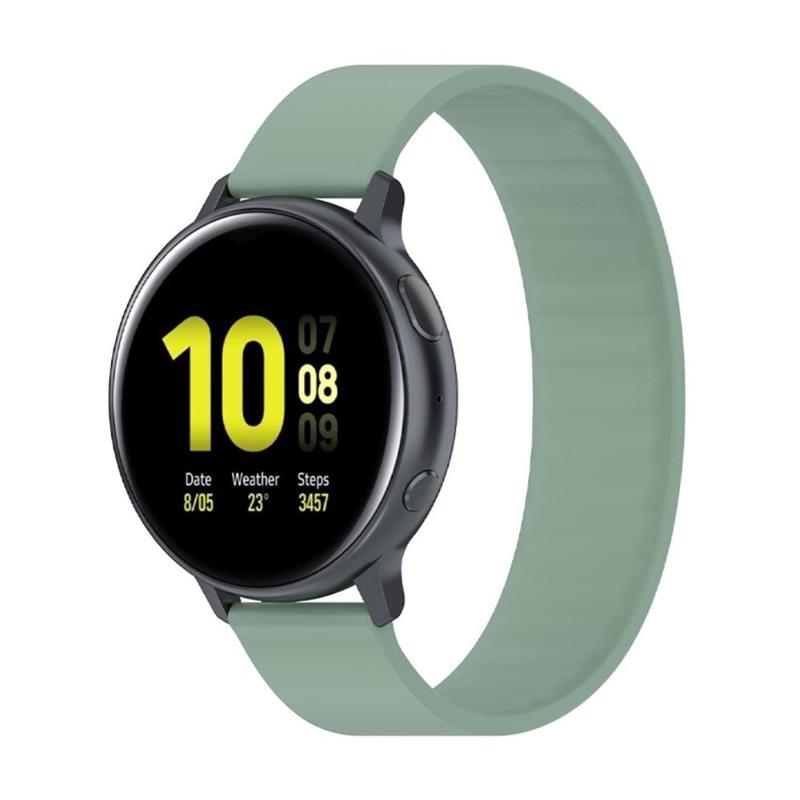 Watch Strap 20mm - Silicone Sport Band 170mm - Green