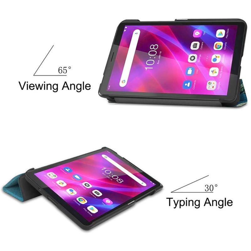 Lenovo Tab M7 Gen 3 - TriFold Smart Book Case - Wintersweet